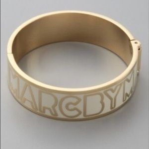 Marc by Marc Jacobs Gold Enamel Bangle Bracelet